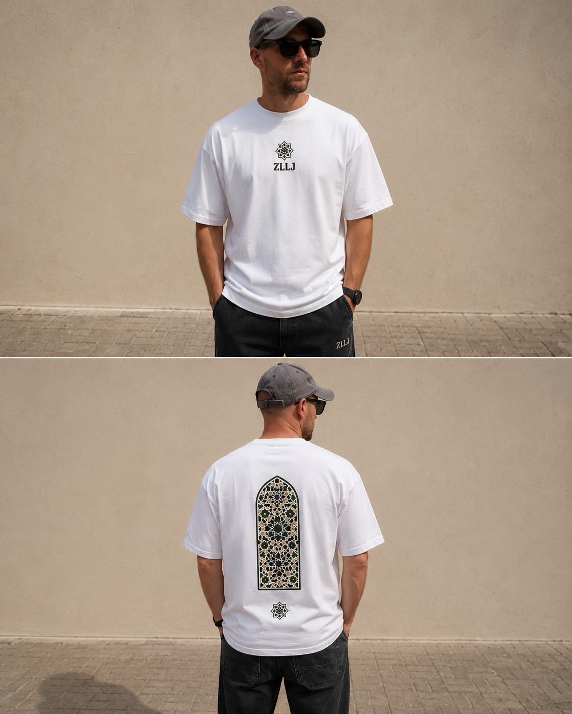 ZLLJ – TSHIRT Blanc Oversize