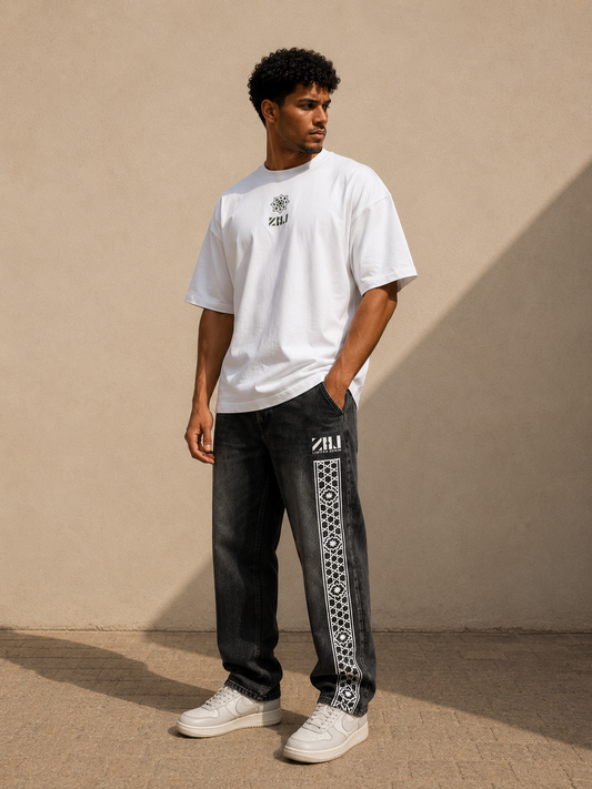 ZLLJ – Denim Noir Délavé