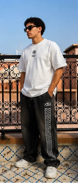 ZLLJ – TSHIRT Blanc Oversize